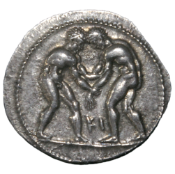 ASPENDUS, EARLY GREEK CITY, SILVER STATER, 370–333 BC